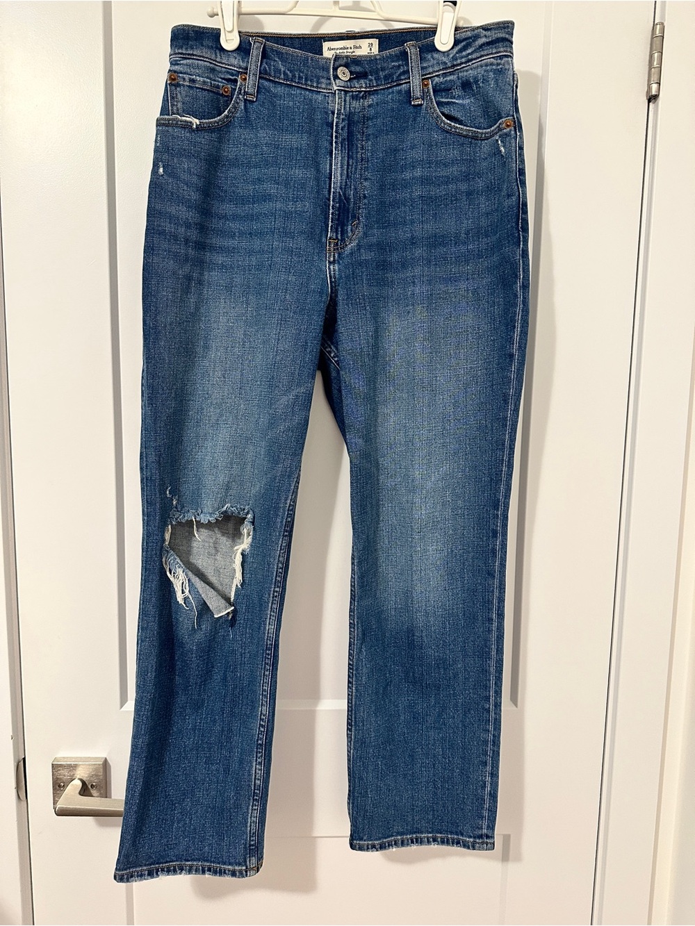 Abercrombie & Fitch The Ankle Straight Ultra High Rise Curve Love Size 29/ 8